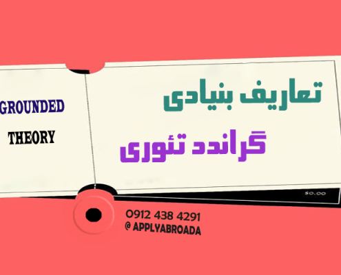 تعاریف بنیادی نظریه داده بنیاد گراندد تئوری