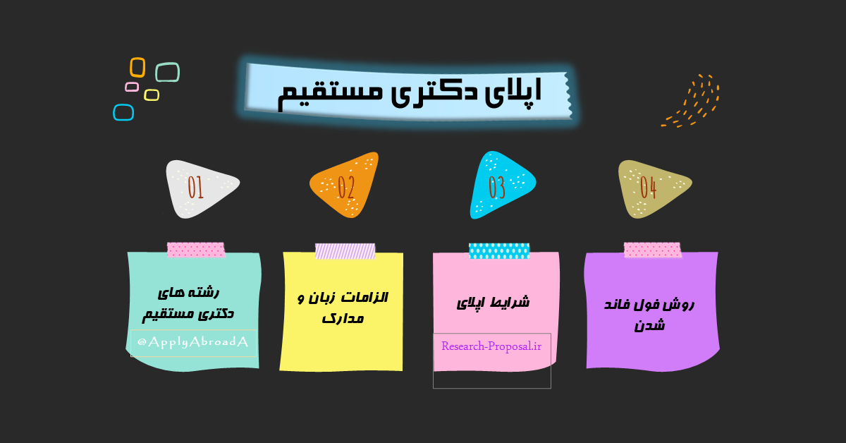 اپلای دکتری مستقیم