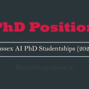 PhD position اپلای ابرود – انگلستان 2026 PhD position اپلای ابرود - انگلستان 2026