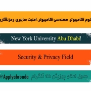 دکتری در امنیت سایبری و پرایوسی در امارات متحده عربی و آمریکا